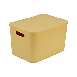 Homea Boite avec couvercle CHROMACASE - 15,5 L - Ocre