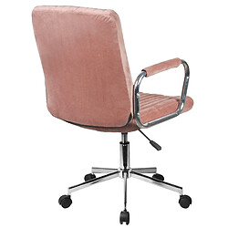 Akord Chaise Pivotante Rose 51X61X100 pas cher
