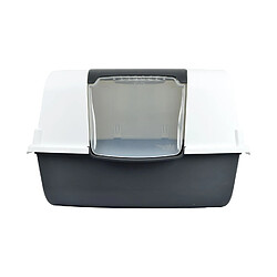 Toilinux Maison de toilette litière d'angle pour chat JASPER