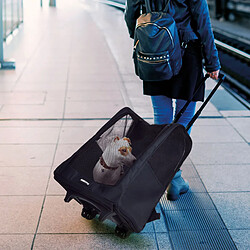 Toilinux Sac de transport à roulettes pour chien et chat