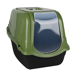 Toilinux Maison de toilette litière pour chat EDEN - Vert sauge