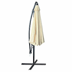 Akord Parasol de jardin déporté - Beige