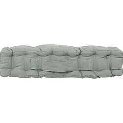 Acheter Atmosphera Coussin de sol en coton ANJALI - Céladon