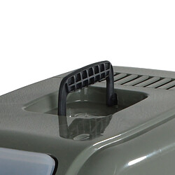 Toilinux Maison de toilette litière pour chat PAW - Kaki