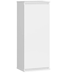 Akord Armoire vitrine bibliothèque - Blanc