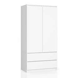 Akord Armoire 2 portes - Blanc