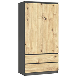Akord Armoire penderie - Graphite