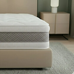 The White Stone Matelas 135x190 20cm à fermeté élevée | Made in Italy | Soutien ferme pour pas cher