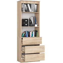 Akord Bibliothèque basse - Chêne
