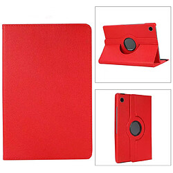 Xeptio Etui housse protection pour Samsung Galaxy Tab A11+ / Tab A11 Plus 11 pouces rotative 360 degrés rouge Pochette coque