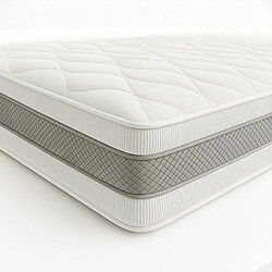 The White Stone Matelas orthopédique mémoire H20 | Zones différenciées | Air 3D | Hautement ergonomique | Hypoallergénique (120 x 200)