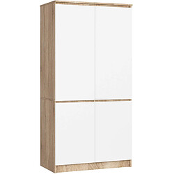 Akord Armoire 4 portes - Blanc