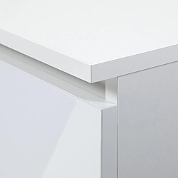 Avis Akord Buffet 6 Tiroirs Blanc Brillant 160X40X77