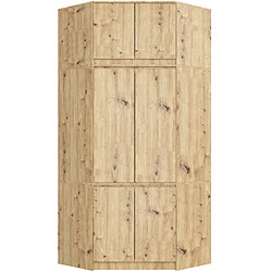Akord Armoire d'angle avec surmeuble - Chêne