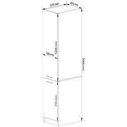 Avis Akord Armoire de cuisine Oliwia - Blanc