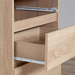 Akord Coiffeuse de chambre avec miroir - Chêne pas cher