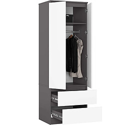 Akord Armoire enfant 2 portes - Blanc