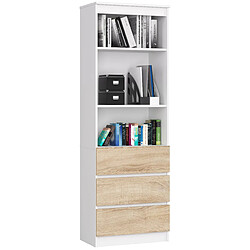 Akord Colonne de rangement - Blanc