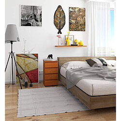 Akord Commode basse 4 tiroirs - Bois pas cher