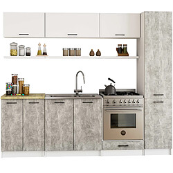 Akord Armoire de cuisine Oliwia - Blanc pas cher