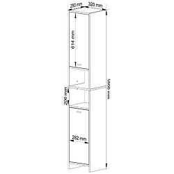 Avis Akord meuble de salle de bain Beti - Blanc mat