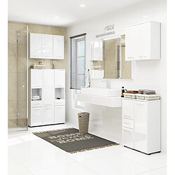 Acheter Akord armoire de salle de bain sur pieds - Blanc