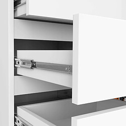 Acheter Akord Commode 1 porte 5 tiroirs - Blanc