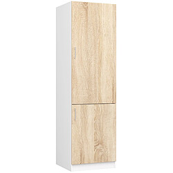 Akord Armoire de cuisine avec tiroirs - Blanc mat