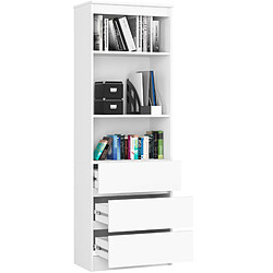 Akord Bibliothèque étagère - Blanc