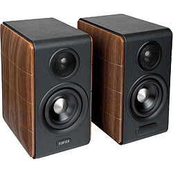 Edifier S880DB MKII - Haut-Parleur Haute Qualité, LDAC, BT 5,3, Télécommande, 2-Voies, avec Fil &sans Fil 88 W, Walnut