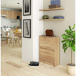 Akord Armoire à chaussures 2 portes - Chêne sonoma pas cher