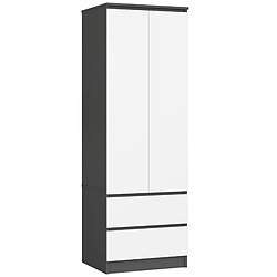 Akord Armoire enfant 2 portes - Blanc