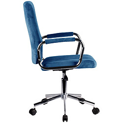 Akord Chaise Pivotante Bleu Foncé 51X61X100