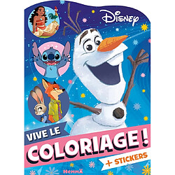 Disney : Vive le coloriage ! (Grand Olaf) : + Stickers offerts