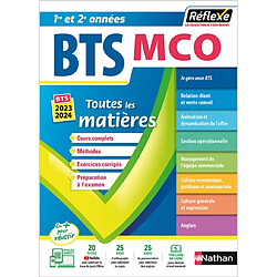 BTS MCO management commercial opérationnel, 1re et 2e années : toutes les matières : BTS 2023-2024