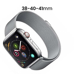 Acheter Devia Bracelet Maille Milanaise en Acier Inoxydable pour Apple Watch 38 / 40 / 41mm Argent