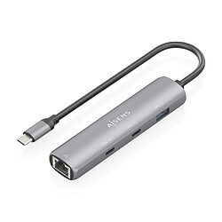 Hub USB Aisens ASUC-4P040-GR Gris
