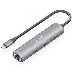 Hub USB Aisens ASUC-4P041-GR Gris