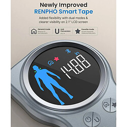 Renpho Mètre Ruban Intelligent SMART TAPE MEASURE+ Bluetooth LCD Appli Android Grand Écran