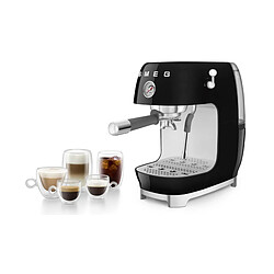 Machine à expresso 15 bars noir - ECF03BLEU - SMEG pas cher