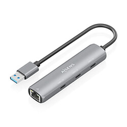 Hub USB Aisens ASUC-4P037-GR Gris