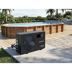 Pompe à chaleur pour piscine 12kw - inverter - Ecopac by Hayward - Noir