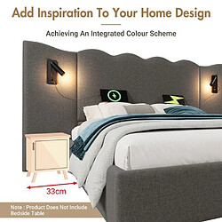 Avis DZMDIP Lit coffre - 160x200 cm - Hydraulique - Lampe de lecture - Recharge USB Type-C
