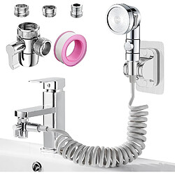 Vendos85 Pommeau de douche 3 modes avec adaptateurs inclus