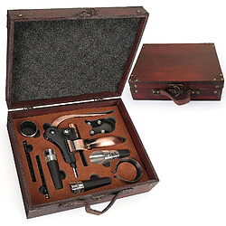 Vendos85 Coffret Cadeau Vin Homme – Bois Élégant Complet