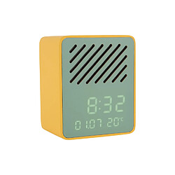 Karlsson Réveil haut-parleur Bluetooth FUNKY VIBES - Jaune et vert