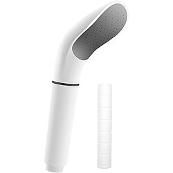 Vendos85 Pommeau de douche carré argenté 5?jets éco G1/2