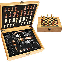 Vendos85 Tire-Bouchon Vin Coffret Cadeau Bois Vintage