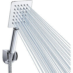 Vendos85 Pommeau de douche carré inox haute pression