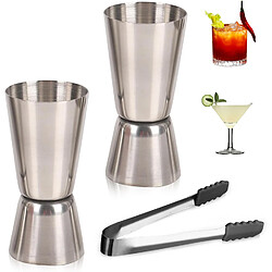 Vendos85 Verre Doseur à Cocktail Double Mesure 2/4?cl